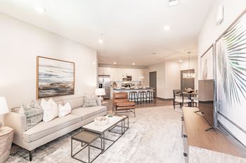 Spacious living room